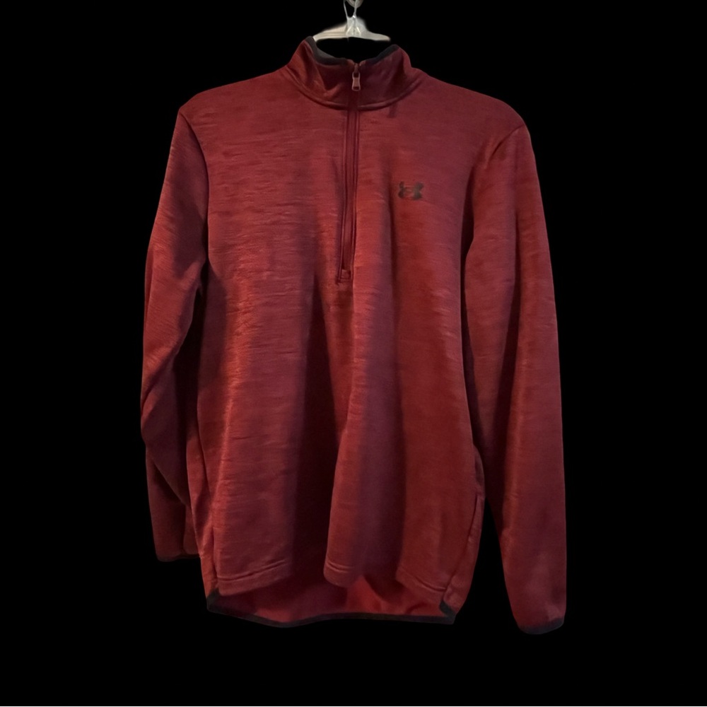 Under Armour Maroon Quarter-Zip Pullover